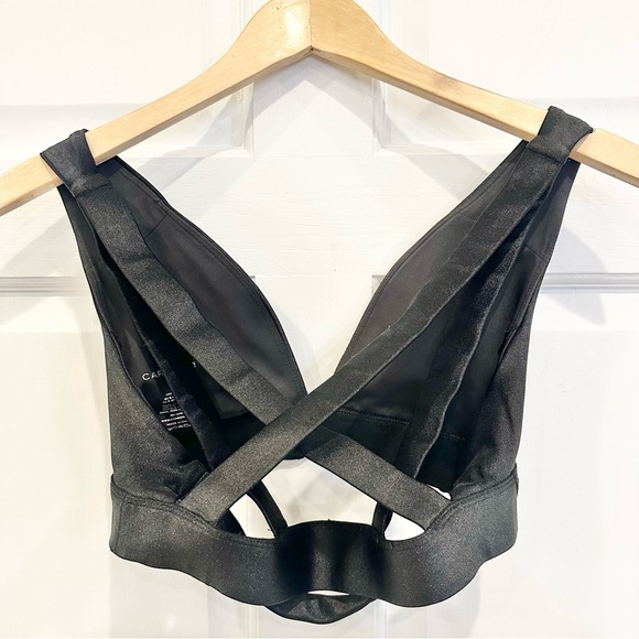 CARBON38 Glossy Cross Back Bra - Picture 4 of 5
